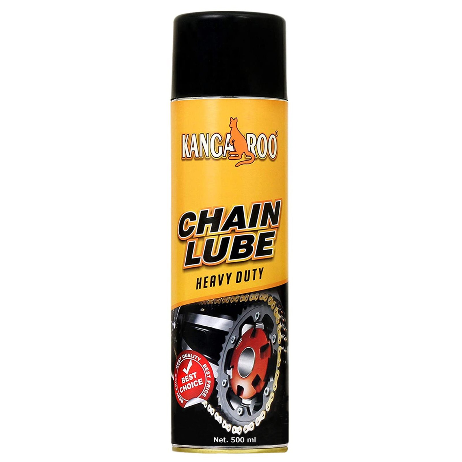 1-1 Kangaroo Chain Lube Spray For Bikes (500 Ml) Long-lasting Lubrication | Anti-rust & Corrosion Protection | High Performance In All Weather | For All Motorcycle Chain Types - Image 1