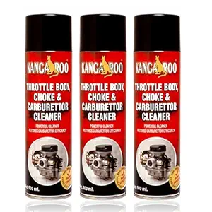 Kangaroo Carburettor & Throttle Body Cleaner 500ml (Pack of 3)