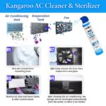 Kangaroo Car AC Vent Cleaner Spray with Rat Repellent & Microfiber Cloth - Image 3