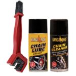 Kangaroo Chain Lube & Cleaner 150ml Kit with Brush – Bike & Motorcycle Maintenance