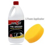 Kangaroo® Tyre Dresser (Polish) 1 Litre Car, Bike, Cycle Tyre Black Shiner Universal Fit for Tyre (Longer Lasting Shine) - Image 2