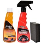 Kangaroo® Premium Interior Cleaner with Car Shampoo for Exterior Clean and Protection 300 ml Each (Interior or Exterior Cleaner)