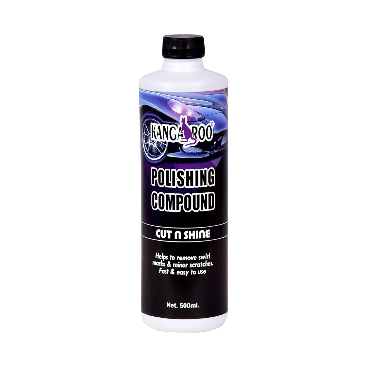 713eYE+z7FL._SL1500_ Kangaroo® Polishing & Rubbing Compound Cut-Shine (Medium Cut) 500 ML - Image 1