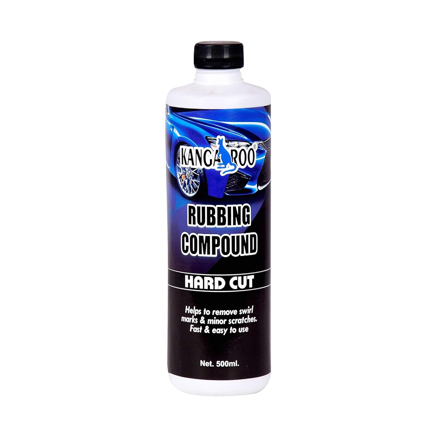 71BNCbFmM7L._SL1500_ Kangaroo® Rubbing Compound Cut-Shine – 500ml | Micro Abrasive Technology for Quick Paint Defect, Scratch & Swirl Removal | Hard Cut Car & Bike Scratch Remover | Multi-Color Safe - Image 1