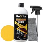 Dashboard Polish (1 liter) | All-in-One Shine with Microfiber Cloth | Restores Original Finish UV Blockers | Long Lasting for Plastic & Surfaces, Non-Greasy | Dashboard interior polish (1000ML)