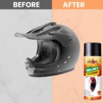 Kangaroo Helmet Cleaner Spray - 200ml with Microfiber Cloth | Quick Dry & Anti-Bacterial Foaming Formula | Removes Odor & Deep Cleans Helmet Interior | Safe for Skin & Hair - Image 5