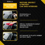 Dashboard Polish | (250 ML) | Car Interior polish Spray All-in-One Shine | Polish Spray for Plastic, Leather, Vinyl & Rubber, and Other Plastic Parts | Restores High Shine Protect UV Rays - Image 5