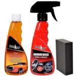 Kangaroo® High Foaming Car Shampoo With Dashboard Dresser Polish 300 ml Each and 1 Foam Applicator (Thick Formula for Deep Cleaning) - Image 7