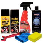 Kangaroo Premium Bike Care Kit – Chain Lube, Cleaner, Polish & Microfiber (Small Pack)