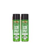 Kangaroo® Multipurpose Silicone Spray 150ml Each | Odourless, Non-Toxic Lubricant | Protects Rubber, Plastic, Metal & Vinyl | Prevents Rust, Eliminates Friction, High-Temperature (150 ML PACK 2)