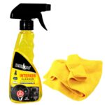 Kangaroo® Premium Car Interior Cleaner 300ml with 1 Microfiber Towel for Leather Seat, Car Dashboard, Vinyl, Plastic, Door Panel, Rexine, Leatherette, Laminate & Rubber