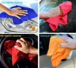 Kangaroo® Car Dashboard & Leather Polish 1KG with 350 GSM Microfiber Cloth & Foam Applicator | Restores Shine on Plastic, Vinyl & Leather | Easy Application Handy Bottle | UV Protection - Image 4