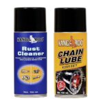 Kangaroo Chain Lube 150ml + Rust Cleaner 150ml Combo