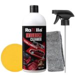 Car Multipurpose Cleaner and Protectant with Microfiber Cloth - All Interior Surfaces Including Car Seat Cleaner and Leather and Fabric - Infused UV Blockers Protect from Fading