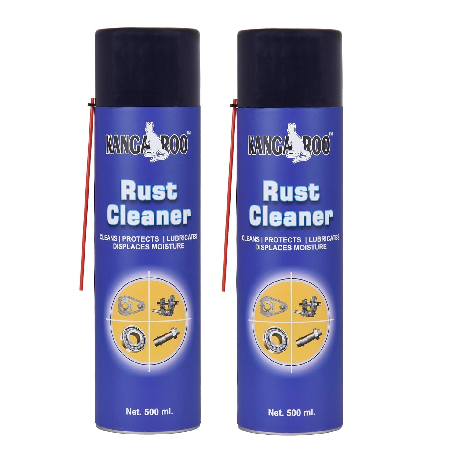 71vcO-223tL._SL1500_ Kangaroo® Rust Remover Spray, Multipurpose- 500 ML Each - Image 1