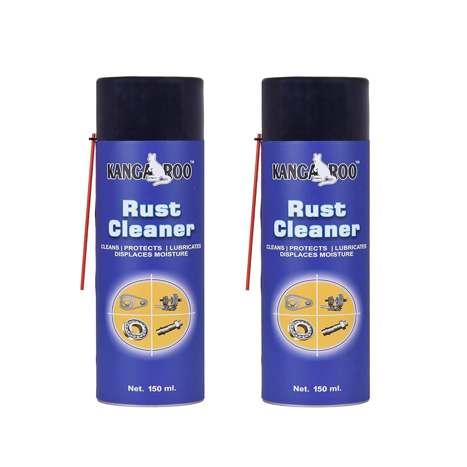 71xJmH-pj8L._SL1500_ Kangaroo® Rust Remover Spray, Multipurpose- 150 ML Each (4) - Image 1