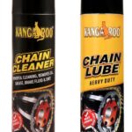 Kangaroo Chain Lube And Chain Cleaner (500 Ml Each, Black).
