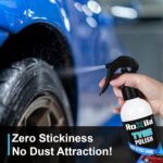 TYRE POLISH with MICROFIBER CLOTH for Car and Bikes Long lasting Result with Long lasting Protection Super Black Shine for Rubber, Plastic Parts, Dullness, Non Greasy - 250ML - Image 8