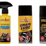 KANGAROO MOTORBIKE SPRAY 200ml, CHAIN LUBRICANT SPRAY and CLEANER (150ml EACH)