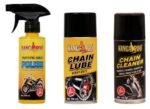 Kangaroo Chain Lube & Cleaner 150ml + Motorbike Spray 200ml Combo