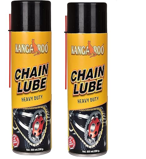 81NCBq0ySsS._SX466_ Kangaroo Chain Lube Spray 500ml (Pack of 2) – Multipurpose Lubricant - Image 1