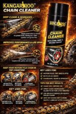 Kangaroo Motorcycle Bike Chain Cleaner Spray Degreaser For Cycle Motorcycle & Chain Driven Machines 500Ml (Pack Of 1). - Image 6