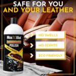 Dashboard Polish (1 liter) | All-in-One Shine with Microfiber Cloth | Restores Original Finish UV Blockers | Long Lasting for Plastic & Surfaces, Non-Greasy | Dashboard interior polish (1000ML) - Image 3