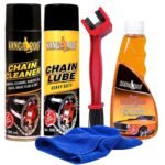 Kangaroo Chain Care Kit – Lube & Cleaner 500ml + Brush + Bike Shampoo 300ml