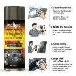 Kangaroo Trim & Plastic Restorer Spray 400 ml | Restores Faded Car Plastic, Dashboard, Bumper & Door Panels | UV Protection | Non-Greasy Finish | Long Lasting Water Resistant Formula - Image 4