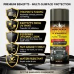 Kangaroo Trim & Plastic Restorer Spray 400 ml | Restores Faded Car Plastic, Dashboard, Bumper & Door Panels | UV Protection | Non-Greasy Finish | Long Lasting Water Resistant Formula - Image 5